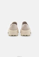 Anna Field kvinner skinn slip-ons beige P266L1808 - Bilde 4