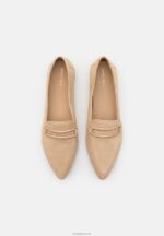 Anna Field kvinner skinn slip-ons beige P266L1810 - Bilde 6