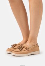 Anna Field kvinner skinn slip-ons beige P266L1814