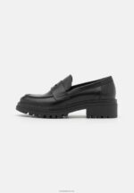 Anna Field kvinner skinn slip-ons svart P266L1817 - Bilde 2