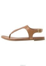 Anna Field kvinner skinn t-bar sandaler cognac P266L1495 - Bilde 2