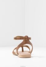 Anna Field kvinner skinn t-bar sandaler cognac P266L1513 - Bilde 6