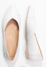 Anna Field kvinner skinnballerinaer ballettpumper hvit P266L2135 - Bilde 4