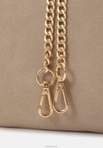 Anna Field kvinner skinnclutch taupe P266L2415 - Bilde 5