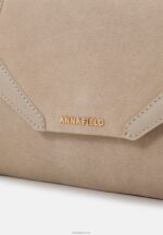 Anna Field kvinner skinnclutch taupe P266L2415 - Bilde 6
