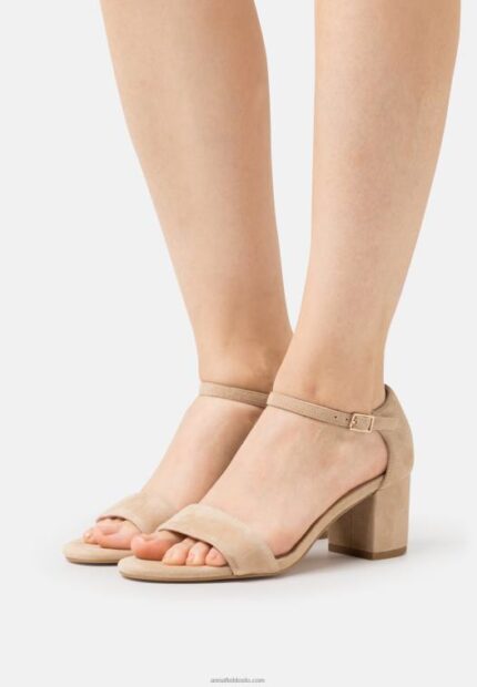 Anna Field kvinner skinnsandaler beige P266L1355