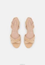 Anna Field kvinner skinnsandaler beige P266L1359 - Bilde 6