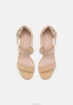 Anna Field kvinner skinnsandaler beige P266L1433 - Bilde 6