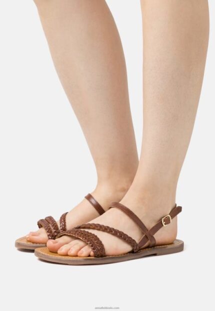 Anna Field kvinner skinnsandaler brune P266L1401