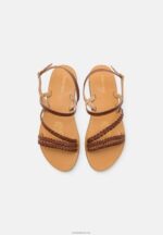 Anna Field kvinner skinnsandaler brune P266L1401 - Bilde 6
