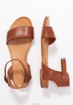 Anna Field kvinner skinnsandaler cognac P266L1278 - Bilde 4