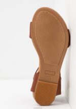 Anna Field kvinner skinnsandaler cognac P266L1278 - Bilde 7