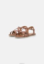 Anna Field kvinner skinnsandaler cognac P266L1284 - Bilde 3
