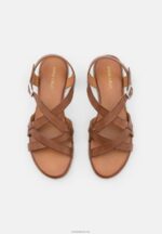Anna Field kvinner skinnsandaler cognac P266L1284 - Bilde 6