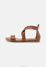 Anna Field kvinner skinnsandaler cognac P266L1316 - Bilde 2