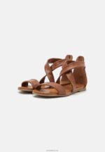 Anna Field kvinner skinnsandaler cognac P266L1316 - Bilde 3