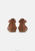 Anna Field kvinner skinnsandaler cognac P266L1316 - Bilde 4