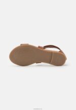 Anna Field kvinner skinnsandaler cognac P266L1316 - Bilde 5