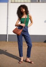 Anna Field kvinner skinnsandaler cognac P266L1389 - Bilde 5