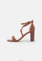 Anna Field kvinner skinnsandaler cognac P266L1425 - Bilde 2