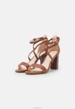 Anna Field kvinner skinnsandaler cognac P266L1425 - Bilde 3