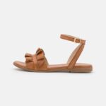 Anna Field kvinner skinnsandaler cognac P266L1440