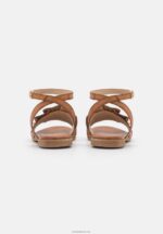 Anna Field kvinner skinnsandaler cognac P266L1440 - Bilde 3