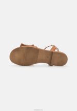 Anna Field kvinner skinnsandaler cognac P266L1440 - Bilde 4