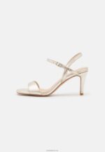 Anna Field kvinner skinnsandaler gull P266L1246 - Bilde 2