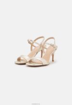 Anna Field kvinner skinnsandaler gull P266L1246 - Bilde 3