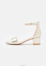 Anna Field kvinner skinnsandaler gull P266L1301 - Bilde 2