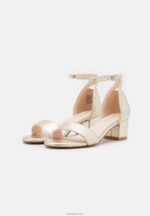 Anna Field kvinner skinnsandaler gull P266L1318 - Bilde 3