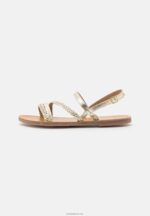 Anna Field kvinner skinnsandaler gull P266L1337 - Bilde 2