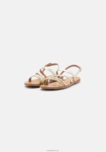 Anna Field kvinner skinnsandaler gull P266L1337 - Bilde 3