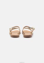 Anna Field kvinner skinnsandaler gull P266L1337 - Bilde 4