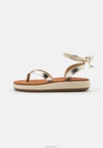 Anna Field kvinner skinnsandaler gull P266L1390 - Bilde 2
