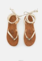 Anna Field kvinner skinnsandaler gull P266L1390 - Bilde 6