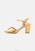 Anna Field kvinner skinnsandaler gull P266L1423 - Bilde 2