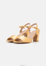 Anna Field kvinner skinnsandaler gull P266L1423 - Bilde 3