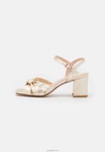 Anna Field kvinner skinnsandaler gull P266L1447 - Bilde 2
