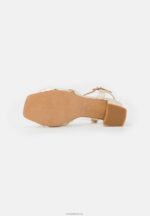 Anna Field kvinner skinnsandaler gull P266L1447 - Bilde 5