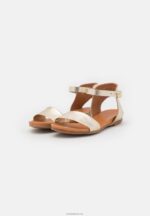 Anna Field kvinner skinnsandaler gullfargede P266L1371 - Bilde 3