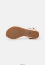 Anna Field kvinner skinnsandaler gullfargede P266L1371 - Bilde 5
