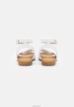 Anna Field kvinner skinnsandaler hvite P266L1293 - Bilde 4
