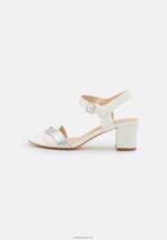 Anna Field kvinner skinnsandaler hvite P266L1367 - Bilde 2