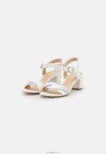 Anna Field kvinner skinnsandaler hvite P266L1367 - Bilde 3