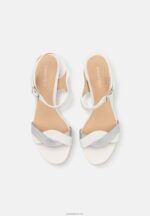 Anna Field kvinner skinnsandaler hvite P266L1367 - Bilde 6