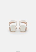 Anna Field kvinner skinnsandaler hvite P266L1383 - Bilde 4