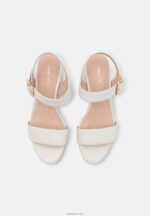 Anna Field kvinner skinnsandaler hvite P266L1383 - Bilde 6