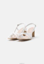 Anna Field kvinner skinnsandaler hvite P266L1405 - Bilde 3